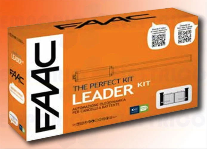 faac kit automazione 230v ac leader kit perfect 105911