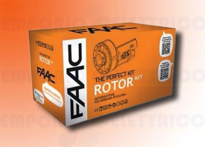 faac kit automazione per serrande avvolgibili rotor kit perfect 109940