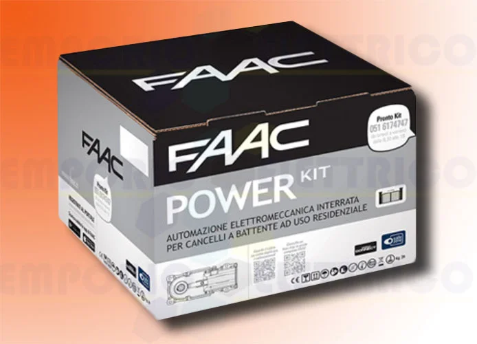 faac kit automazione power 24v dc power kit safe 106747445fr